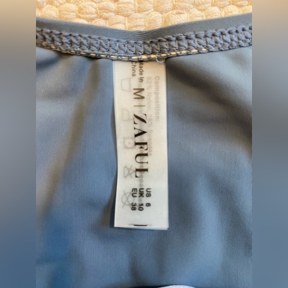 Zanful Underwire Padded Cheeky Bikini Set Size 6 NWT - Picture 8 of 9